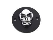 V twin Manufacturing Black Skull Style Point Cover 42 0560