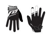 Fly Racing Media Gloves Black white Sz 13 350 07413