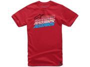 Alpinestars Tee Hashed Red S 101672007030s