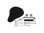 V twin Manufacturing Black Leather Solo Seat Kit 47 0131