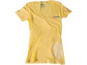 Factory Effex Women s T shirts Tee Suzuki Yellow Wmn Large