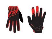 Fly Racing Media Gloves Black red Sz 13 350 07213