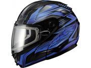 G max Gm64s Modular Helmet Carbide Black blue S G2641214 Tc 2