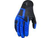 Icon Wireform Glove Blue Large 33012758