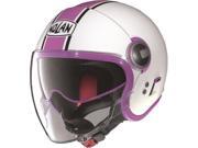 Nolan N21 Helmet N21vdu Wht pink Xl N215272850126