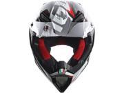 Agv Helmet Ax8 Carbn Wh rd Large 7511o2c0011209