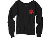 Women s Crew Sweatshirts Fleece Suzuki Black Wmn Md 18 88422