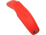 Ufo Plastics Universal Supermoto Front Fenders Red Pa01027 070
