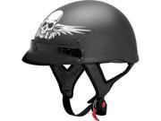 Afx Fx 70 Beanie Helmet Fx70 Sk Fl bk Md 0103 0855