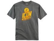 Icon Men s T shirts Tee Charged Charcoal 303011902