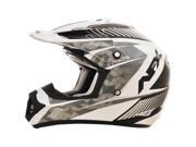 Afx Fx 17 Helmet Fx17 Fact Silver 2xl 0110 4533