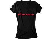 Factory Effex Women s T shirts Tee Honda Wmn Black Large