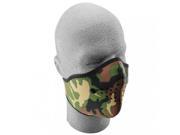 Zan Headgear Neo x Face Mask Removable Filter Woodland Camo Wnx118