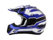 Afx Fx 17 Helmet Fx17 Works Blue Xl 0110 4598