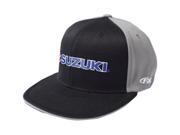 Factory Effex Flexfit Hats Suzuki Blk grey S m 15 88454