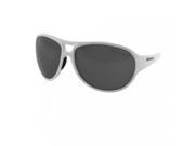 Zan Headgear Criminal Sunglasses White Frame Anti fog Smoked Lenses