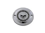 V twin Manufacturing Skull Ignition System Cover Chrome 42 1176