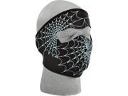 Zan Headgear Full Face Mask glow In The Dak Spiderweb Wnfm057g