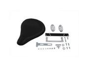 V twin Manufacturing Black Leather Solo Seat And Mount Kit 47 0135