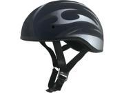 Afx Fx 200 Slick Beanie style Half Helmet Fx200s Black W fsl 0103 0935