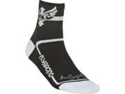 Fly Racing Action Sock 3 Cuff Blk wht S m