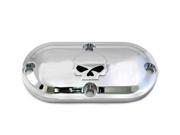 V twin Manufacturing Skull Inspection Cover Chrome 42 1263