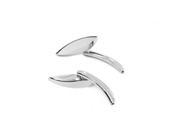 V twin Manufacturing Snake Eye Mirror Set With Billet Curved Stems