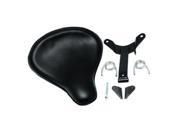 V twin Manufacturing Black Leather Velo Racer Solo Seat Kit 47 0606