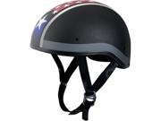Afx Fx 200 Slick Beanie style Half Helmet Fx200s Star Fbk Md 0103 0954
