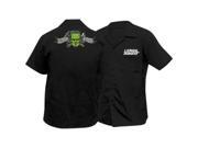 Lethal Threat Embroidered Work Shirts Spare Parts Black Md Fe50149m