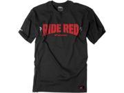 Factory Effex T shirts Tee Ride Red Bolt Black Large 16 88322