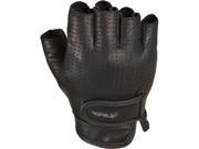 Fly Racing Half n half Fingerless Perforated Leather Glove X