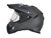 Afx Fx 41ds Snow Solid W Double Lens And Breath Guard Helmet Fx41ds