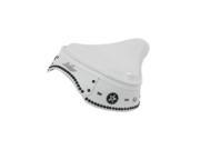 V twin Manufacturing White Deluxe K Solo Seat 47 0342