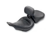 Mustang Wide Vintage Solo Seat With Driver Backrest 79127