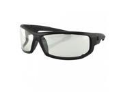 Zan Headgear Axle Sunglasses Black Frame Anti fog Clear Lenses