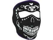 Zan Headgear Full Face Mask black white Muerte Wnfm078