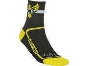 Fly Racing Action Sock 3 Cuff Blk yel S m