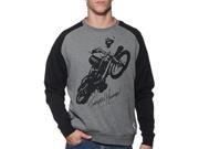 Thor Poppa Crew Sweatshirt Fleece S6 Gray Md 30503195