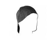 Zan Headgear Welders Cap Cotton Black Size Cpw114s