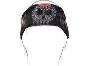 Zan Headgear Headband filagree Skull Hb674
