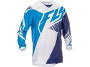 Fly Racing Kinetic Vector Jersey Blue white navy Yl 369 521yl