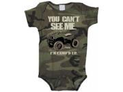 Smooth Industries Cant See Me Romper Camo 1635 101