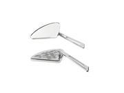 Flame Tear Drop Mirror Set With Slotted Stems Chrome 34 0365