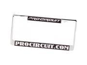 Pro Circuit License Plate Frame chrome Pc1005 1300