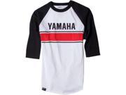 Factory Effex Baseball T shirts Tee Bb Yamaha Vint Wt bk Large