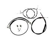 La Choppers Handlebar Cable And Brake Line Kits Black Bch Fxs Abs