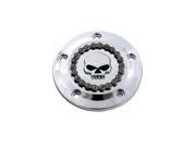 V twin Manufacturing Skull Ignition System Cover Chrome 42 1178