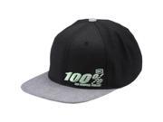 100% Hat Snpbk Camber Black 20047 001 01