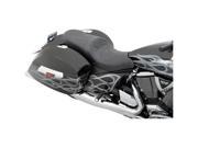 Drag Specialties 2 up Predator Seat With Backrest Pred2up Ful Crscntry